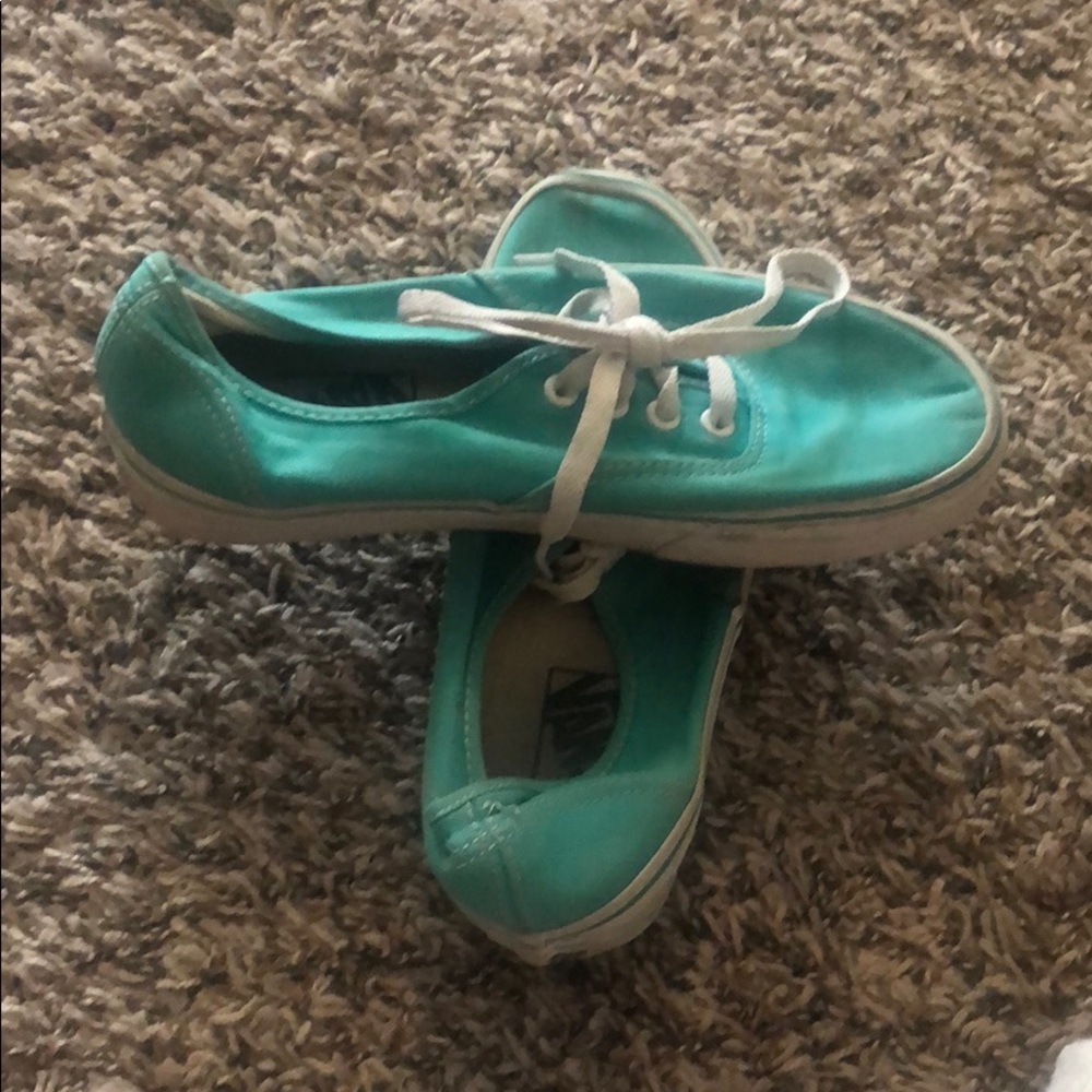 Turquoise Vans - Picture 2 of 4
